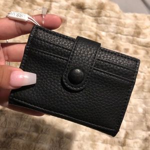 Urban Expression mini card wallet. Black.